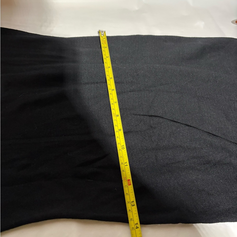 Cupshe Black Maxi Swim Coverup with Cream Ruffle Accents - Picture 9 of 11